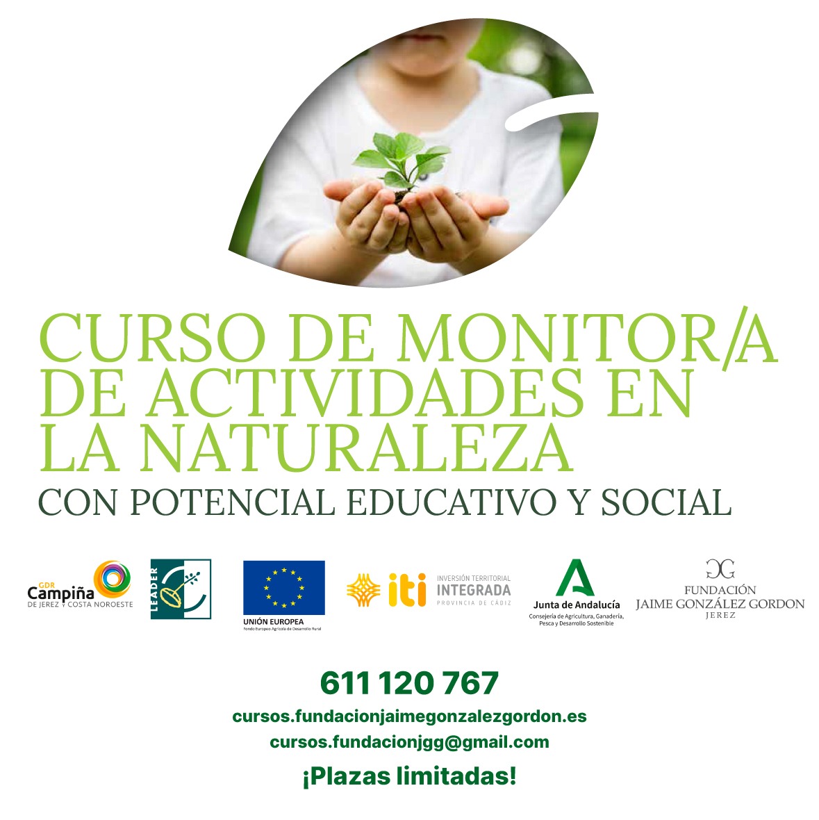 CURSO GRATUITO PARA JOVENES ZONA RURAL – MONITOR/A DE ACTIVIDADES EN LA NATURALEZA CON POTENCIAL EDUCATIVO Y SOCIAL