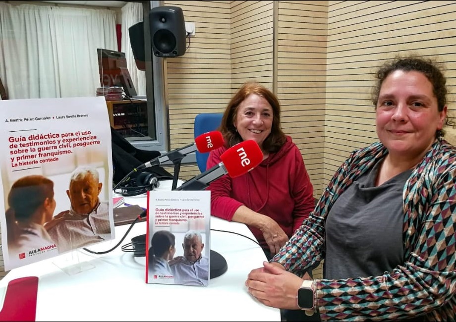 IMG Presentación en Radio 5 Cádiz del libro “Guía didáctica para el uso de testimonios y experiencias sobre la guer...