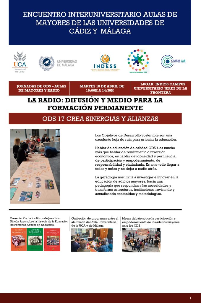 I Encuentro Interuniversitario de las Aulas de Mayores de las Universidades de Cádiz y Málaga