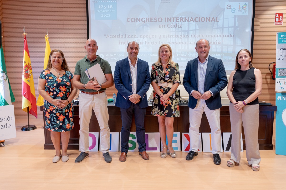 Celebración del Congreso Internacional en Cádiz Accesibilidad, apoyos y estrategias desde una mirada inclusiva hacia las personas con dislexia