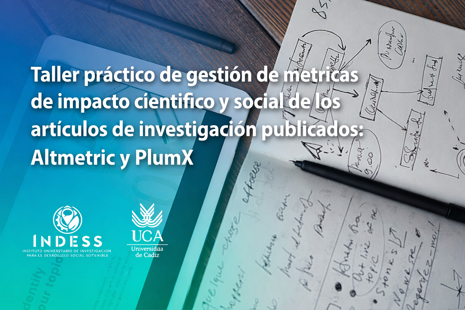 Taller práctico de gestión de métricas de impacto científico y social de los artículos de investigación publicados: Altmetric y PlumX